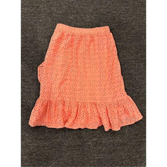 Nanette Lepore Pink Islet Ruffle Cha Cha Slide Pull On Skirt Size XS - Picture 4 of 4